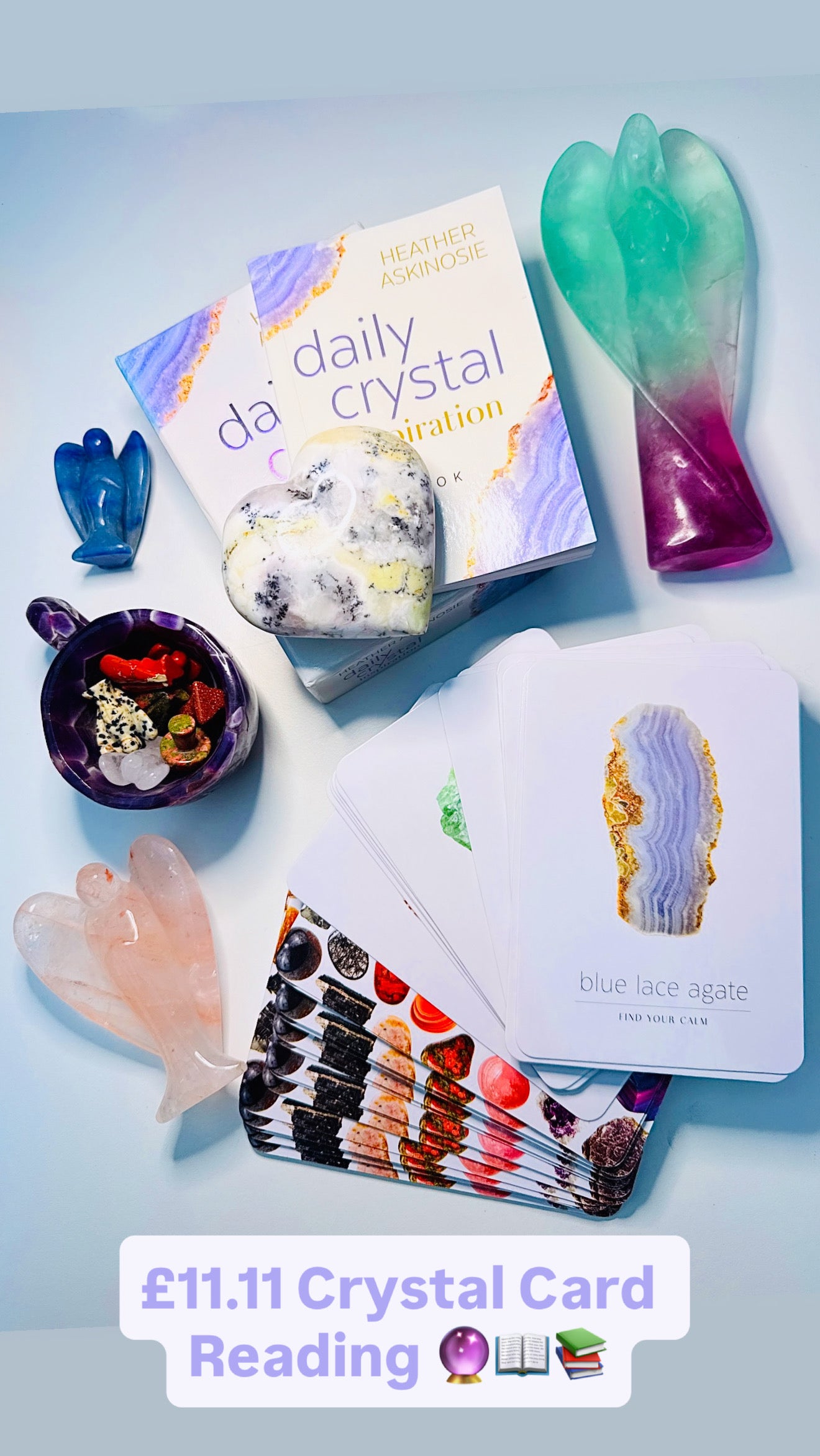 Crystal Card Reading 🔮💎👼🏼📖📚