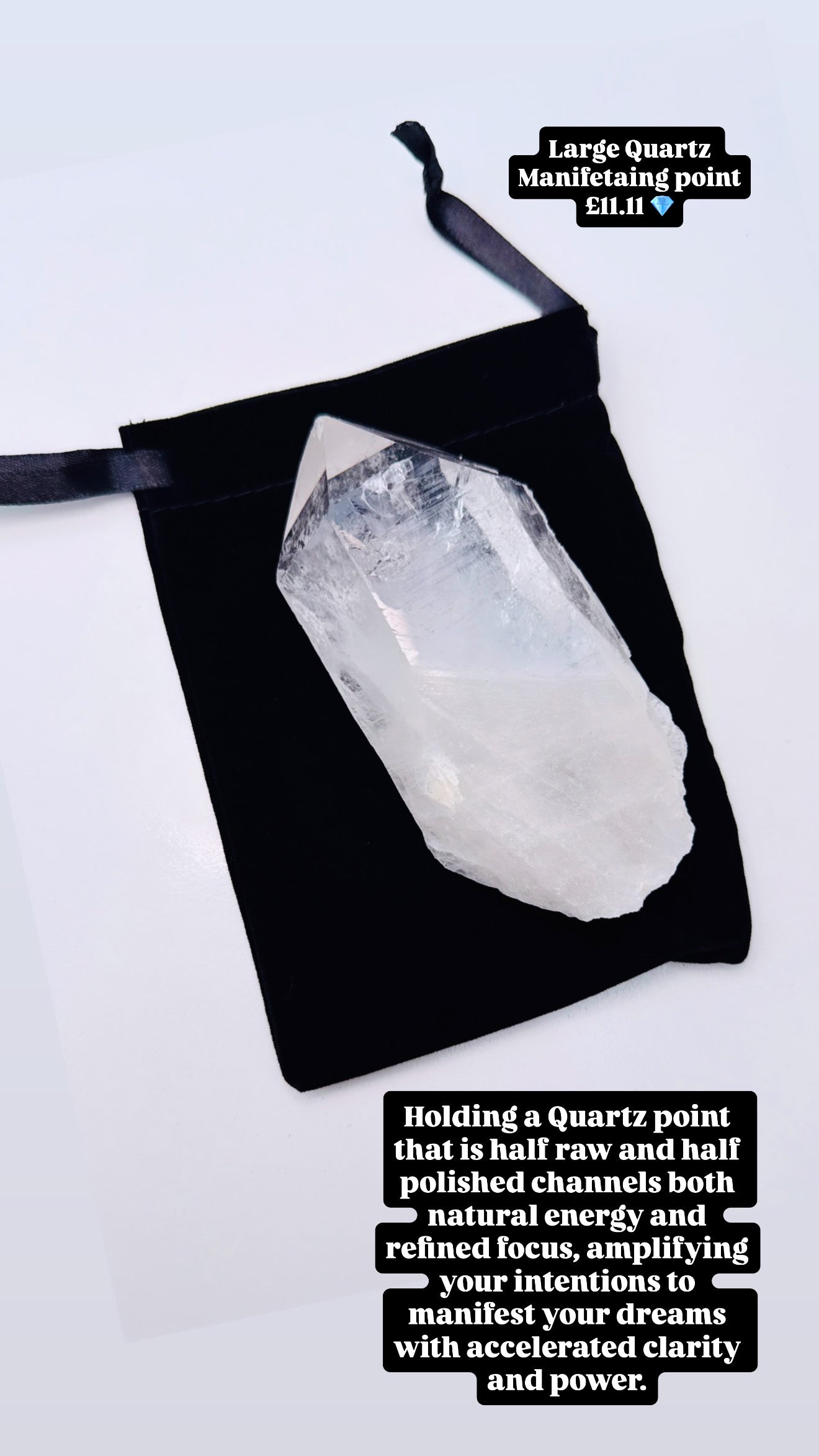 Quartz Large Point 💎