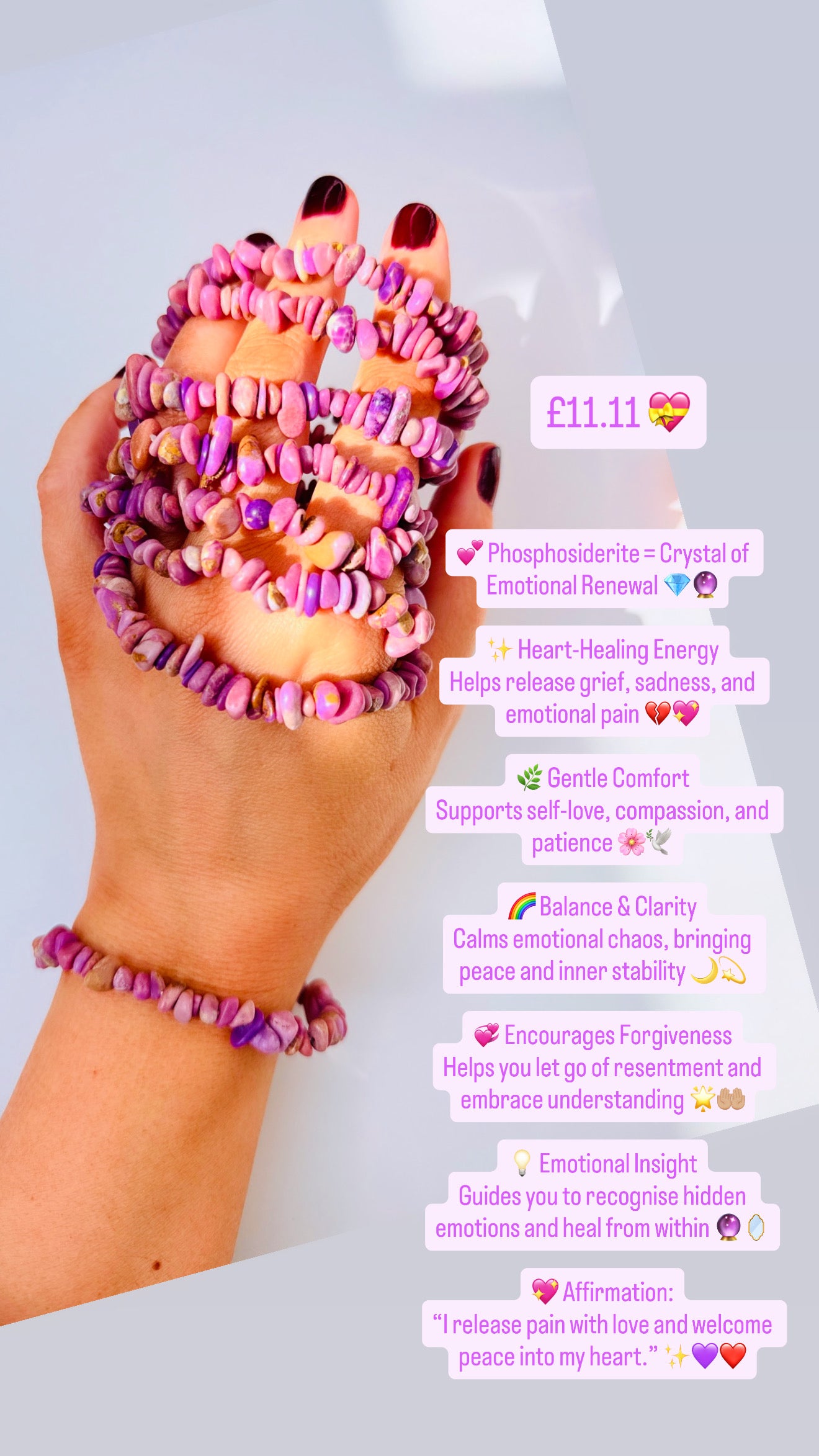 Phosphosiderite Bracelets 💕💝