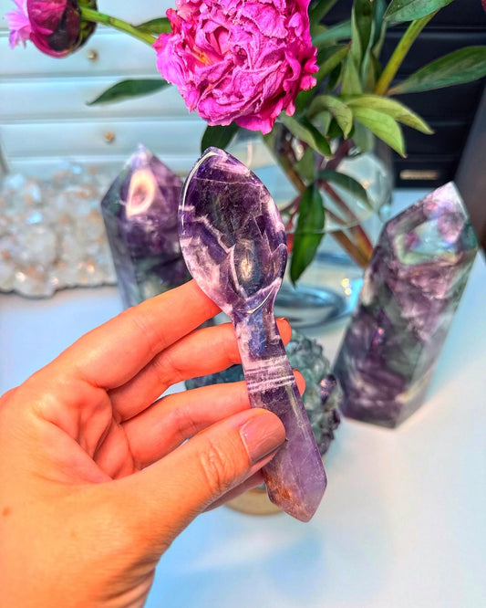 Chevron Amethyst Spoon 🔮🥄