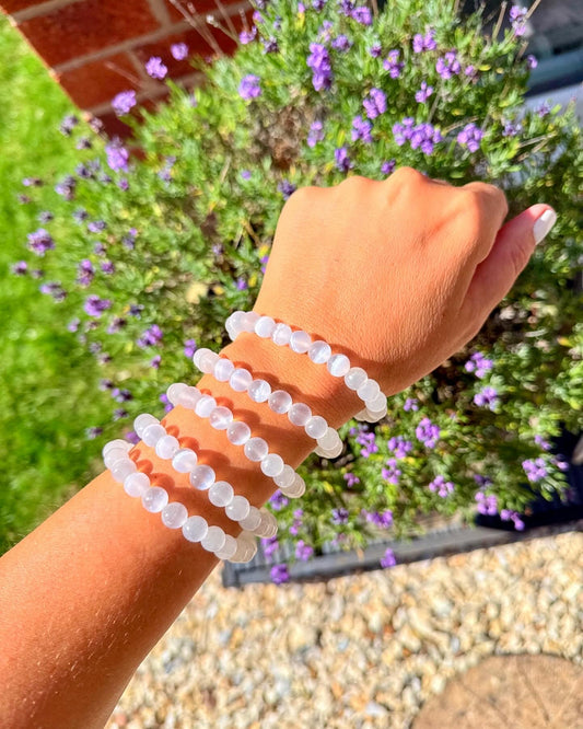 Selenite Bracelets 🤍
