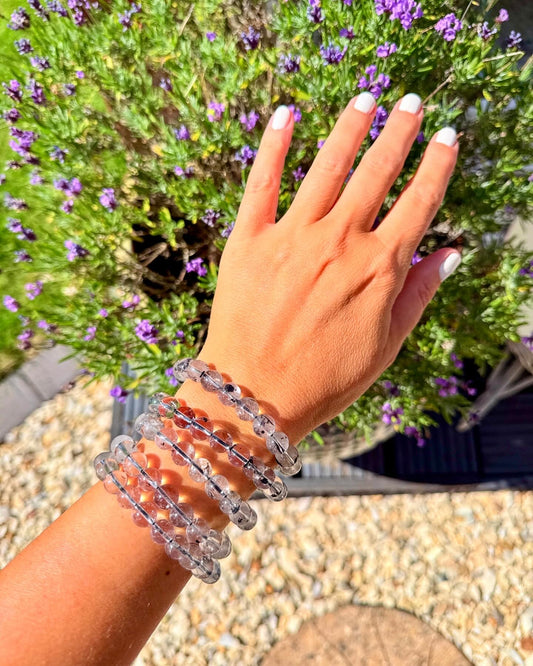 Herkimer Diamond Powerbead Bracelets