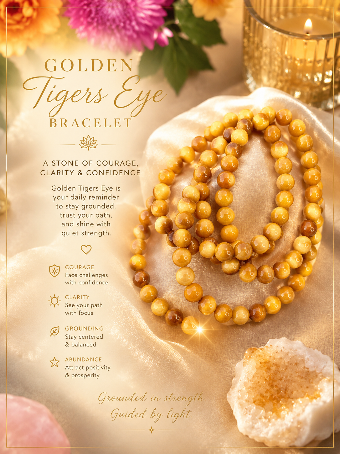 Golden Tiger’s Eye Bracelets