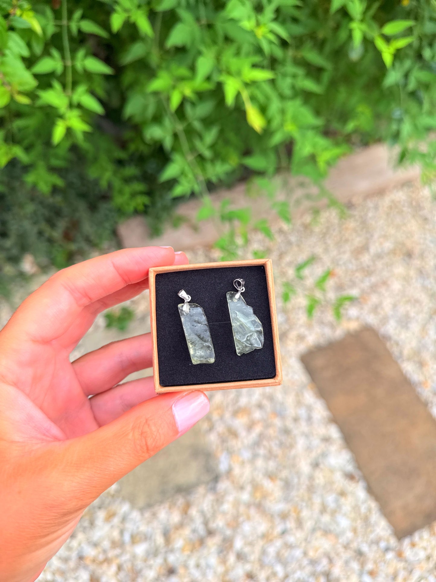 Libyan Desert Glass Pendants ✨