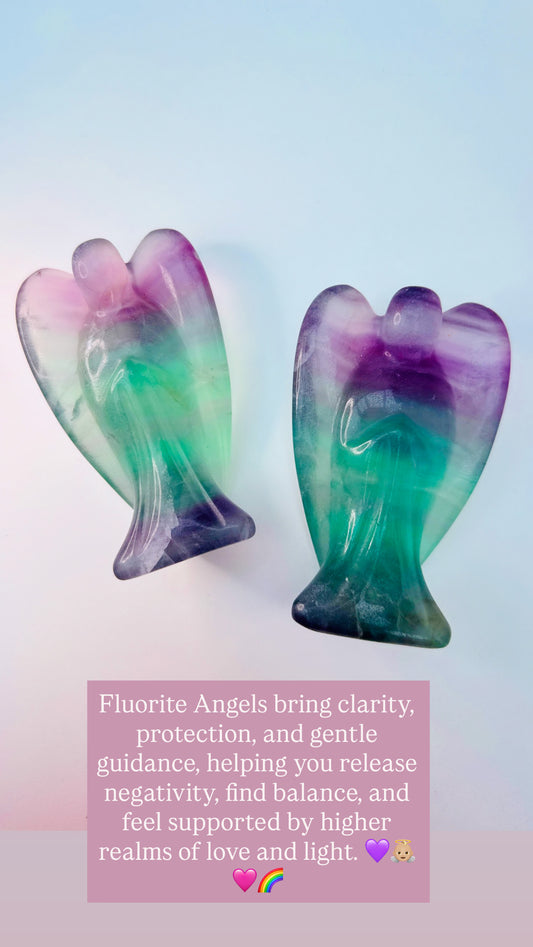 Angel 👼🏼🍀💜🌈 Rainbow Fluorite 🔮💎👼🏼