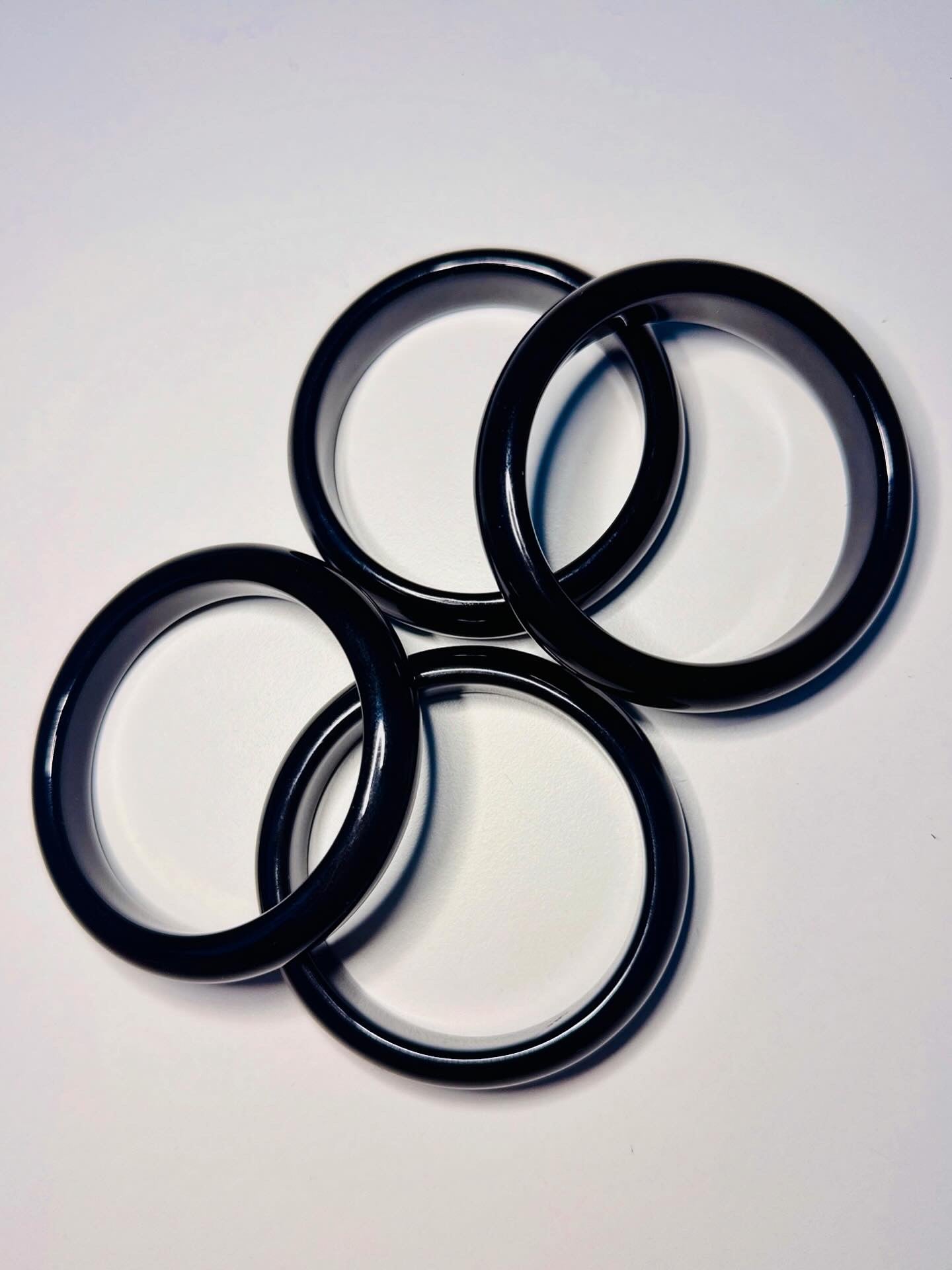Black Obsidian Bangles 🖤