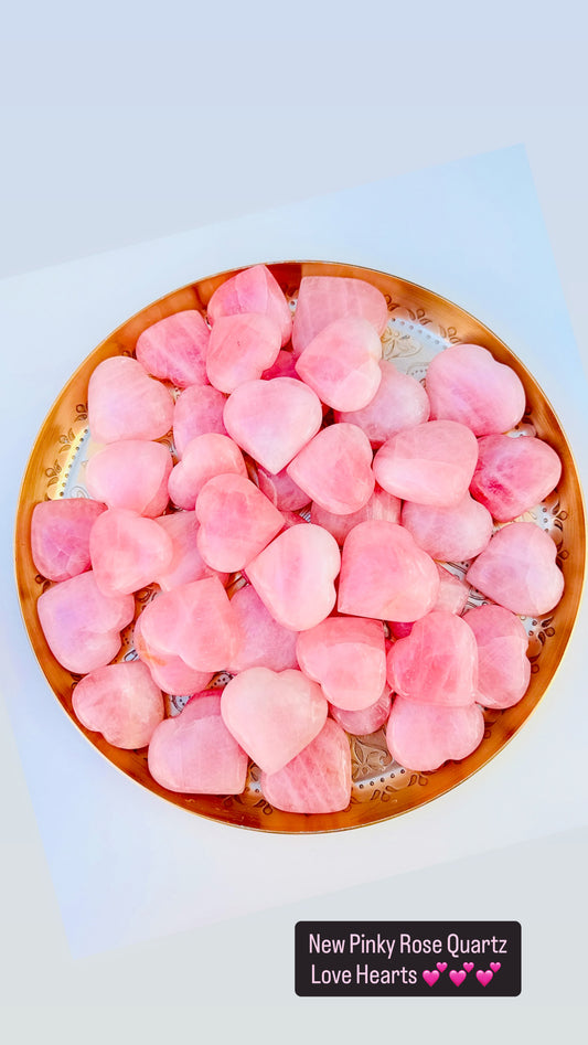 Rose Quartz Hearts 💕💝