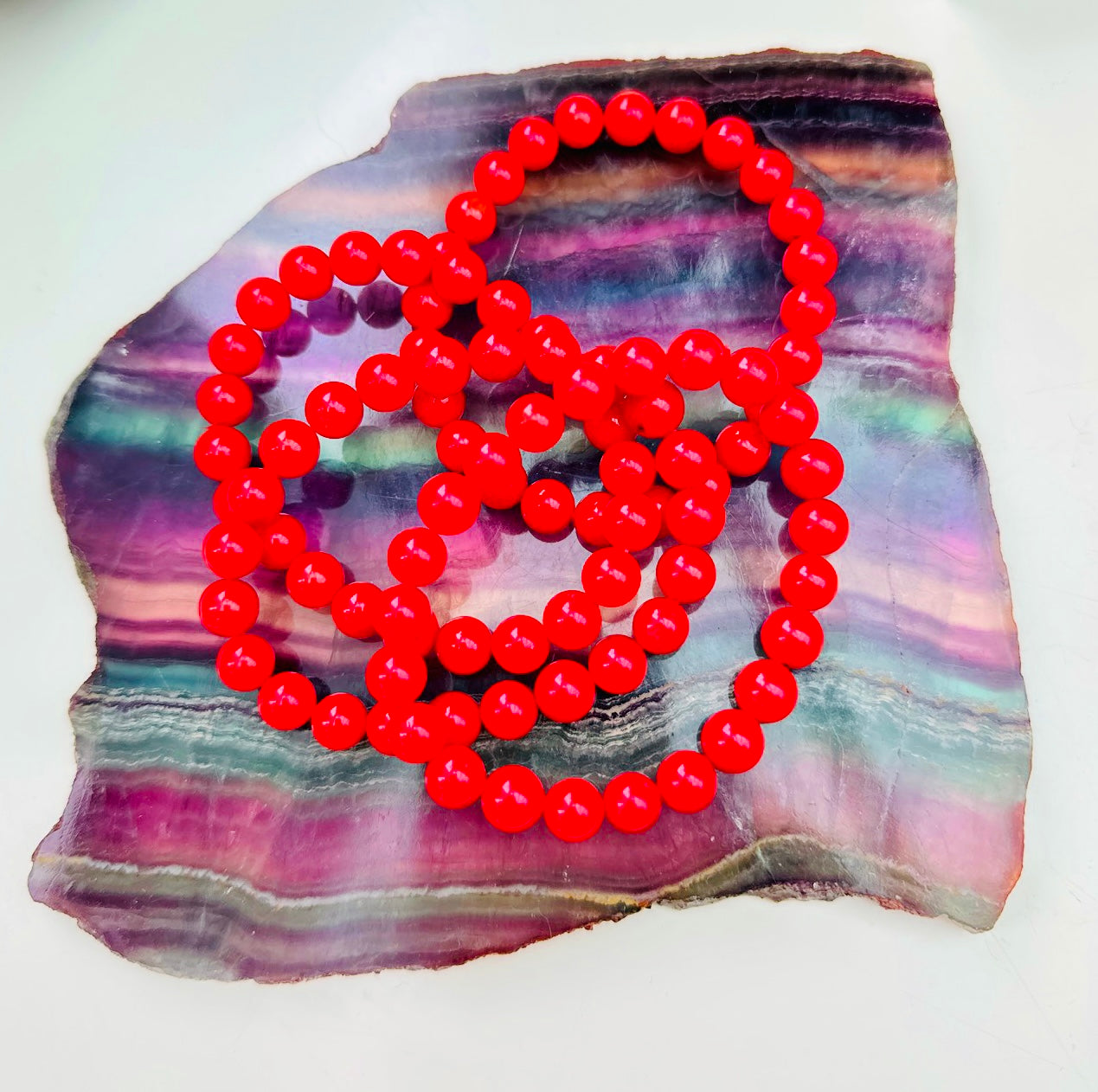 Red Bamboo Coral Powerbeads ❤️