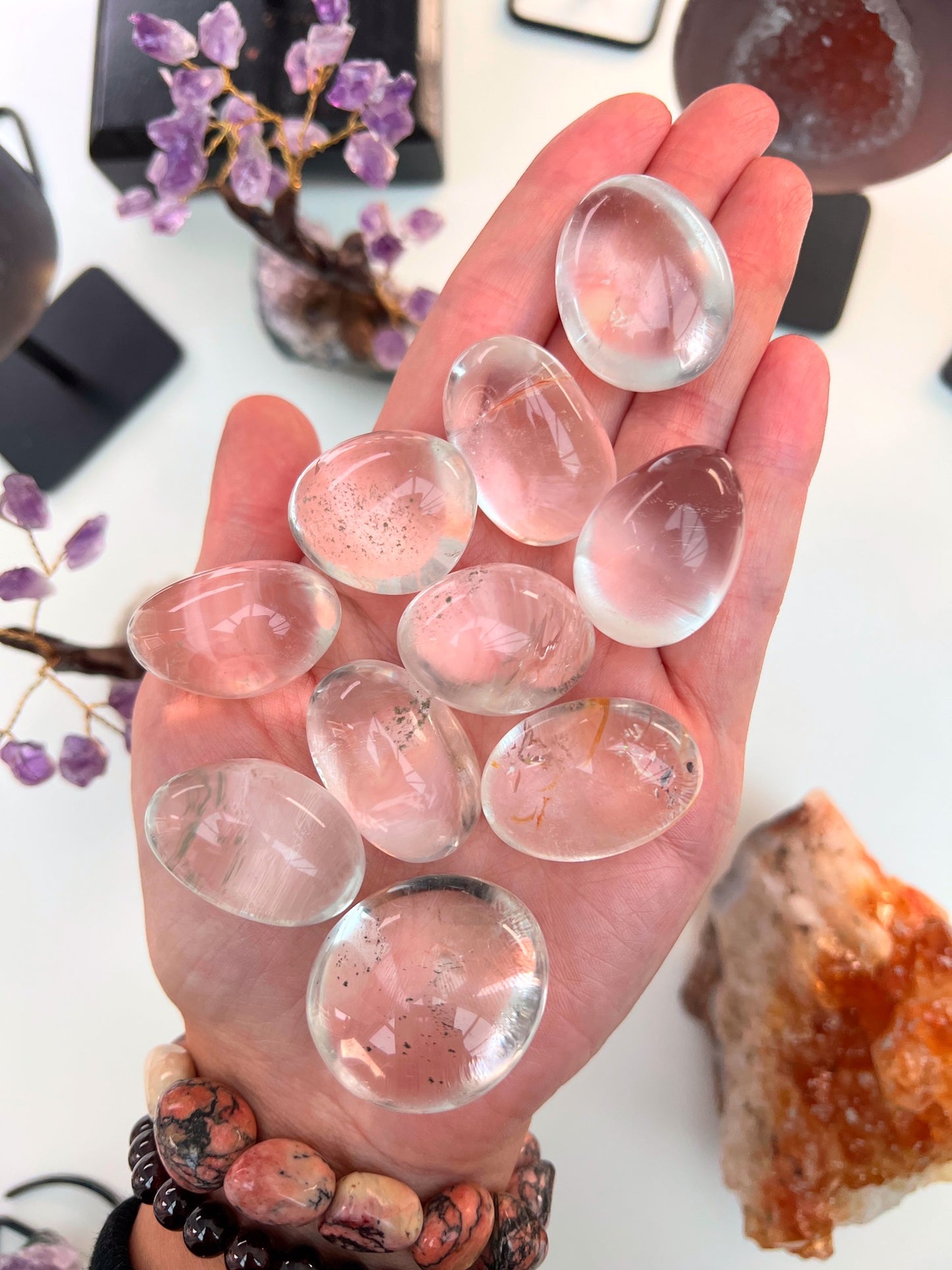 Clear Quartz Healing Pebbles