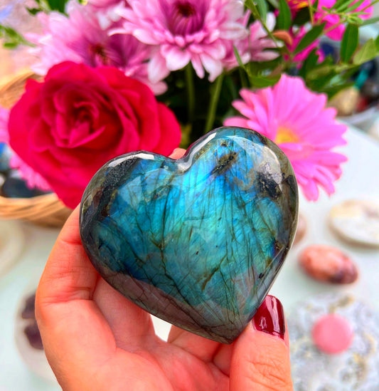 Labradorite Hearts 💝