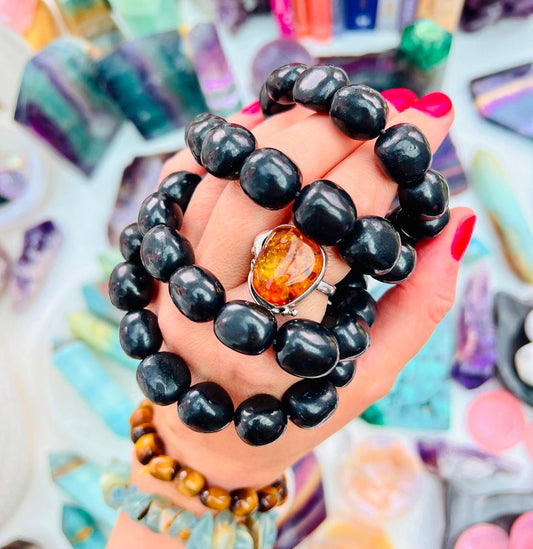 Shungite Chunky Bracelet