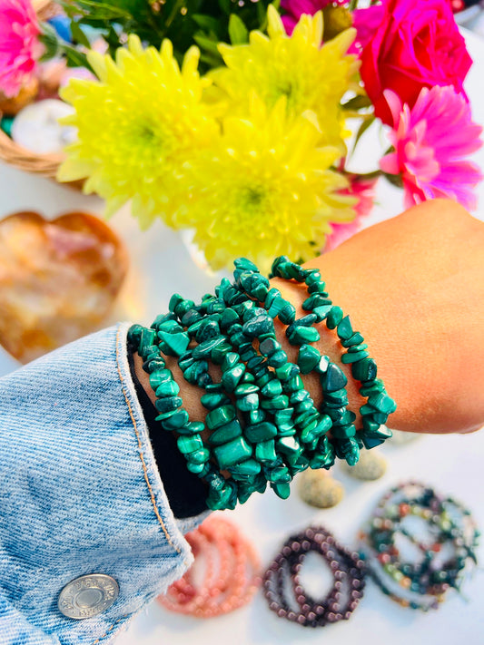 Malachite Crystal Bracelets