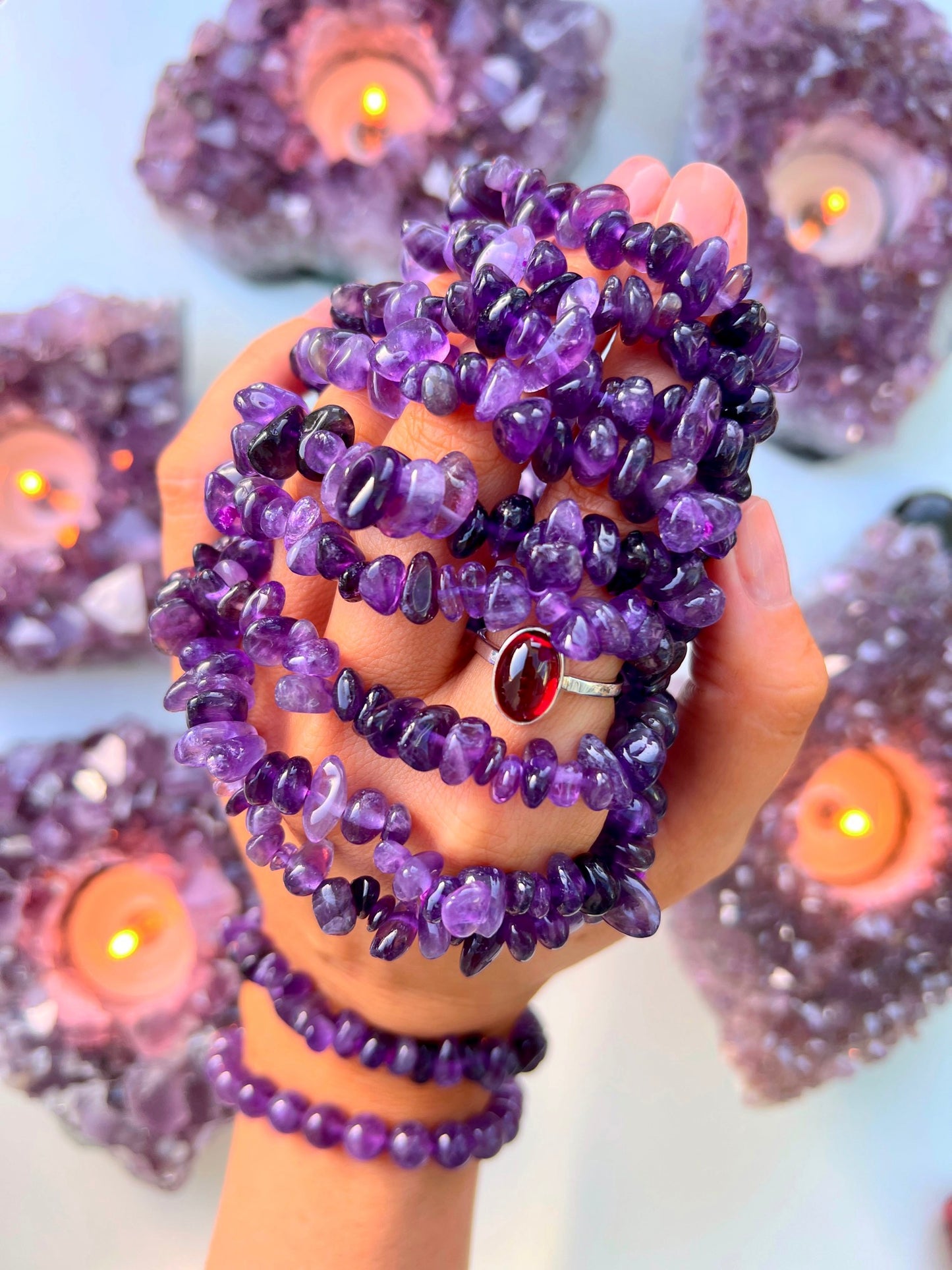 Amethyst Bracelets 📿💟🔮🔮